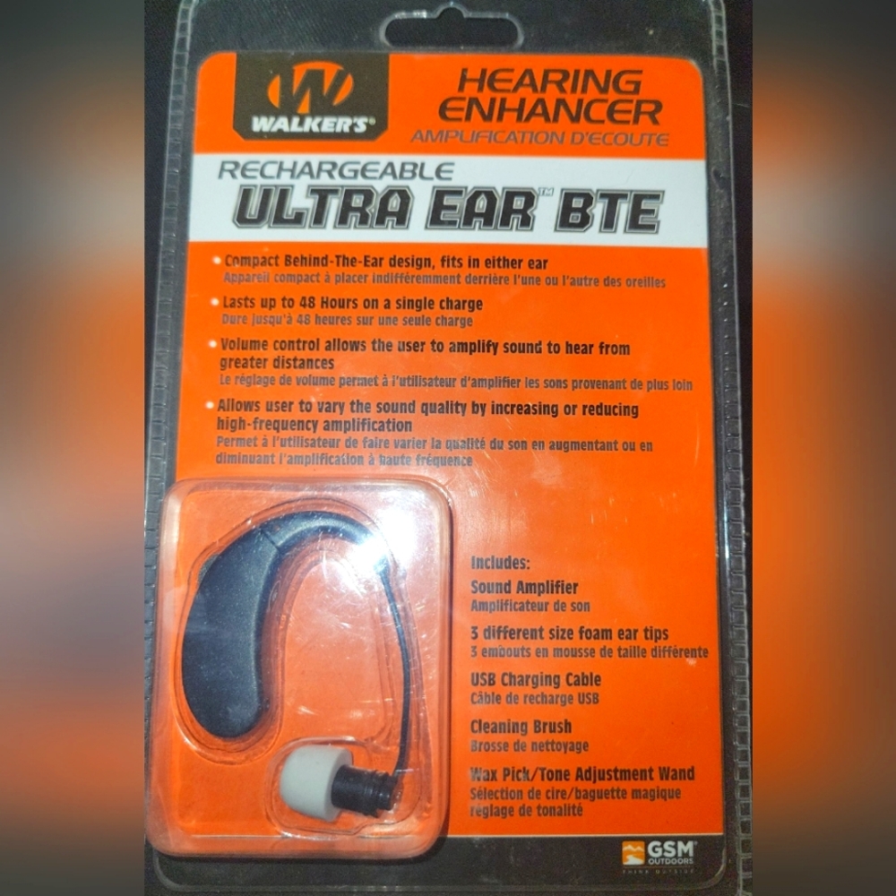 Walker's Ultra Ear BTE Hearing Enhancer